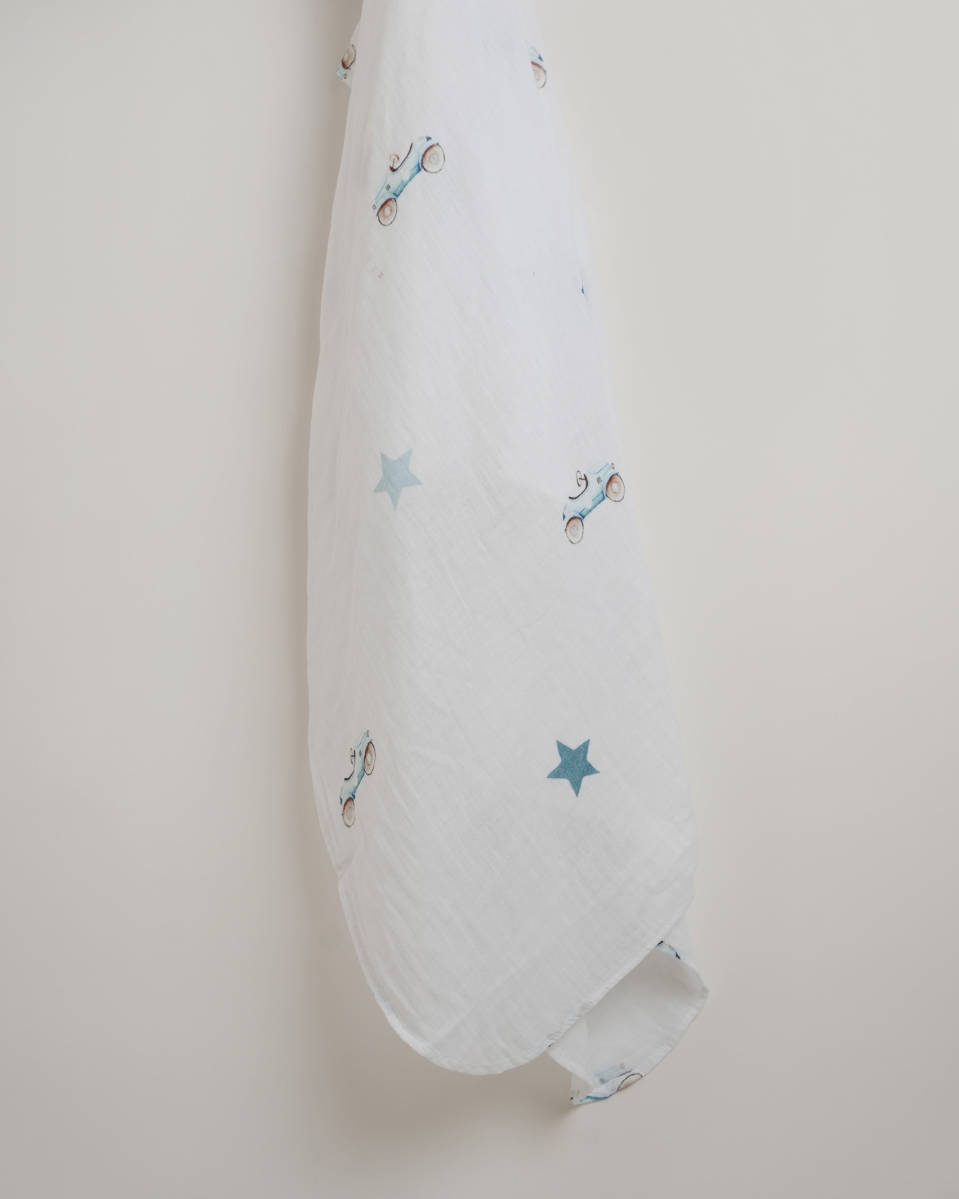 Organic Muslin Swaddle Blanket for Babies - Soft Breathable Cotton Swaddling Wrap for Newborns & Infants - Perfect for Sleeping, Swaddling & Nursing - Roadster Brand