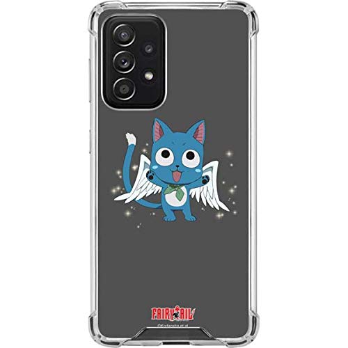 Skinit Clear Phone Case for Samsung Galaxy A52 5G - Officially Licensed Funimation Fairy Tail Happy Design | Protective Cover for Daily Use, Work & Travel