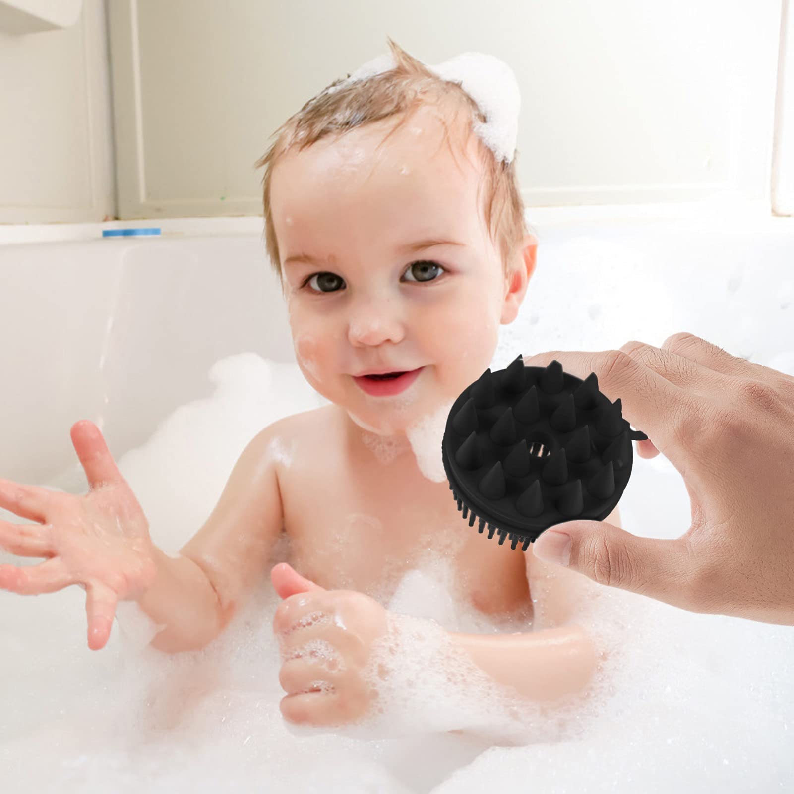 Minkissy Silicone Scalp Brush for Baby - Gentle Massage & Hair Care for Newborns & Infants