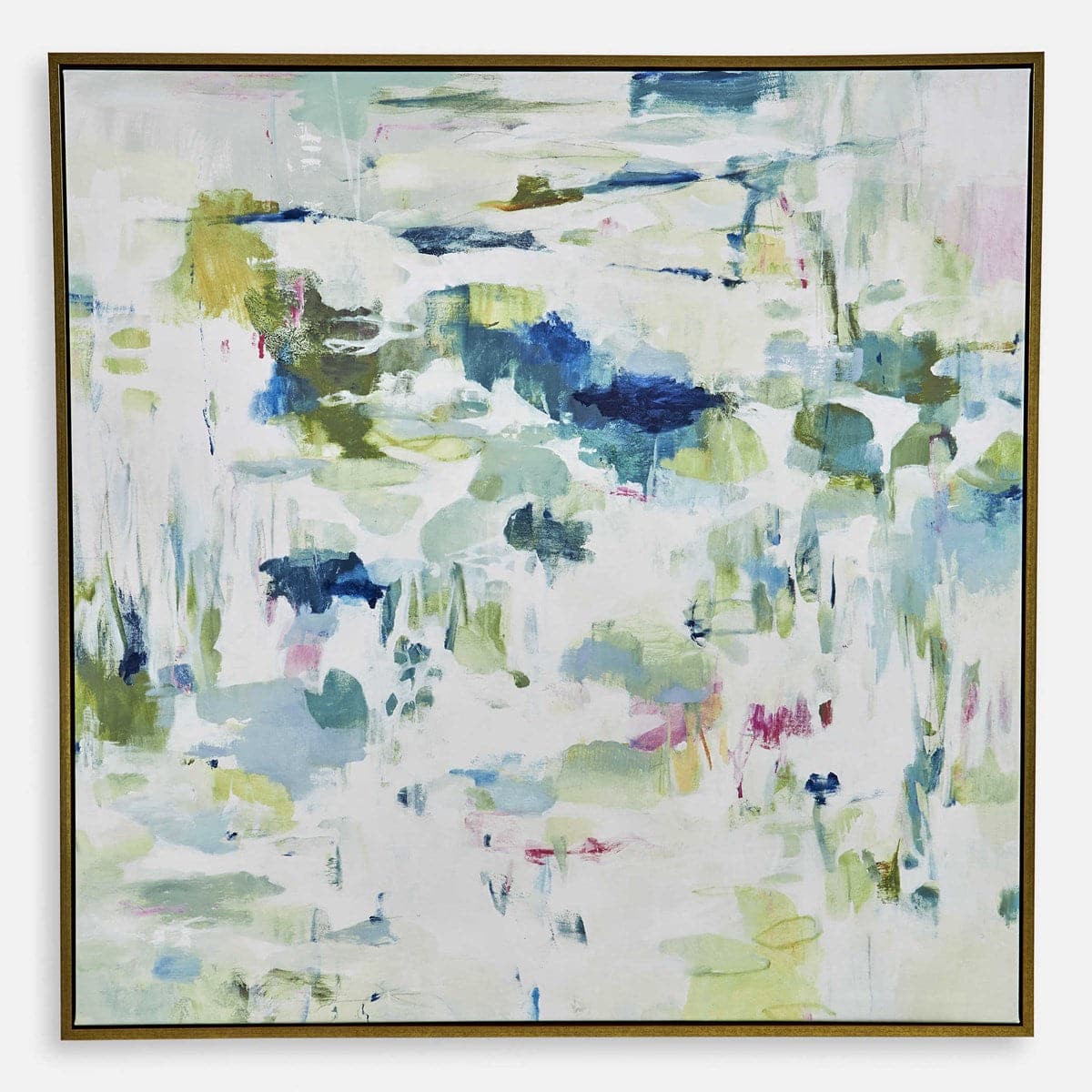 Abstract Reflections Framed Canvas Wall Art - Modern Home Decor for Living Room, Bedroom & Office