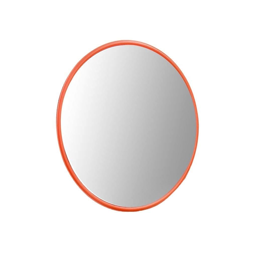 30-120cm Adjustable Convex Security Mirror for Traffic Safety, Garage & Mall Use - Durable Red Anti-Theft Mirror (120cm Size) - Perfect for Parking Lots, Warehouses & Retail Stores