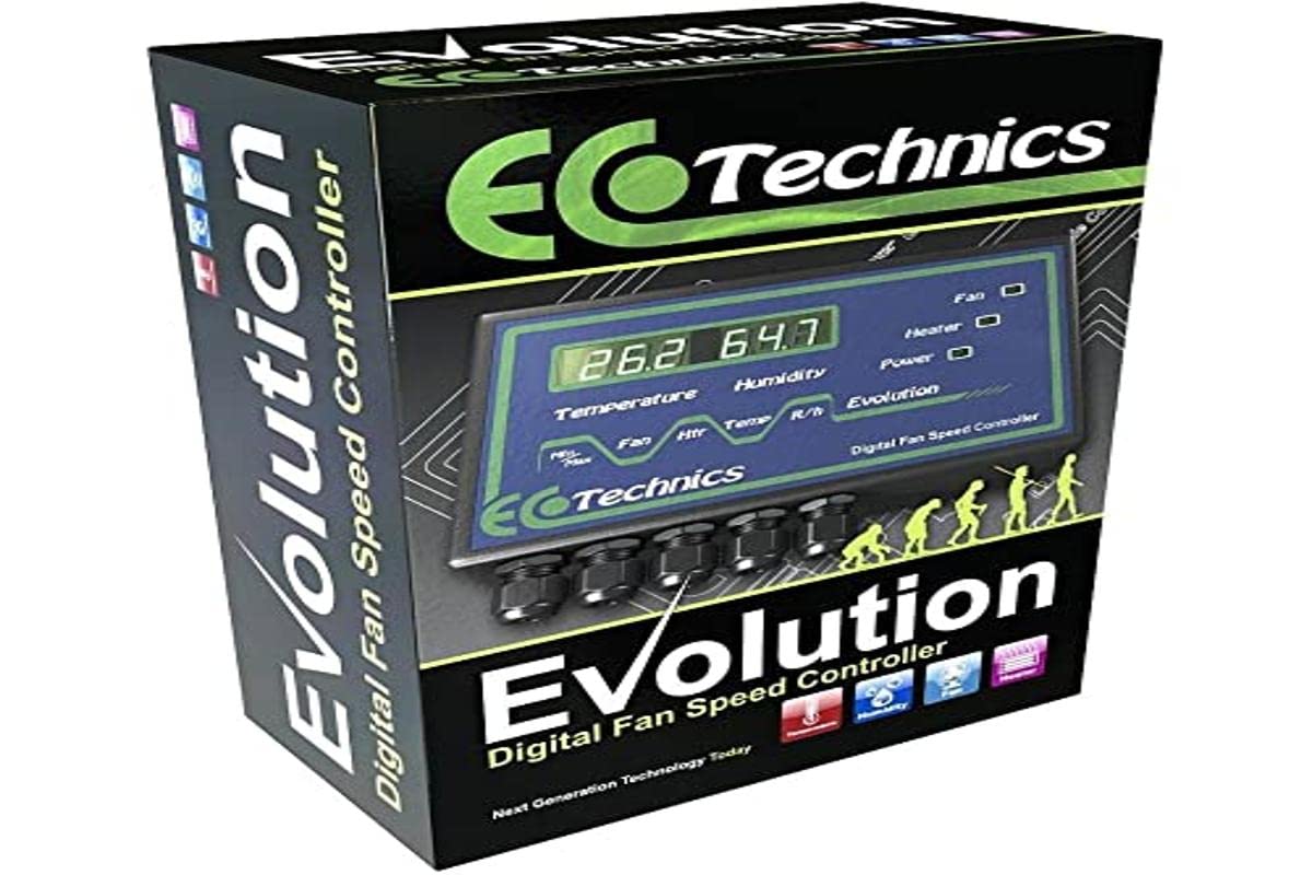 12 Amp Evolution Smart Fan Controller with Temperature & Humidity Sensor - Perfect for Home, Office, and Greenhouse Climate Control