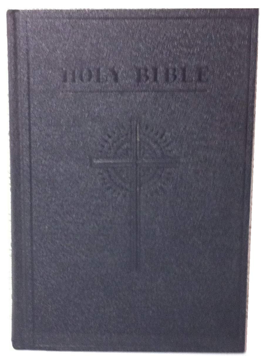 New Catholic Edition of the Holy Bible - Large Print, Genuine Leather Cover - Perfect for Worship, Bible Study & Gift Giving