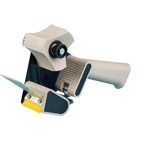 Tach-It H12CP-SS 2 Inch Wide Heavy Duty Tape Dispenser Gun - Perfect for Shipping, Packaging, Moving Boxes & Office Use