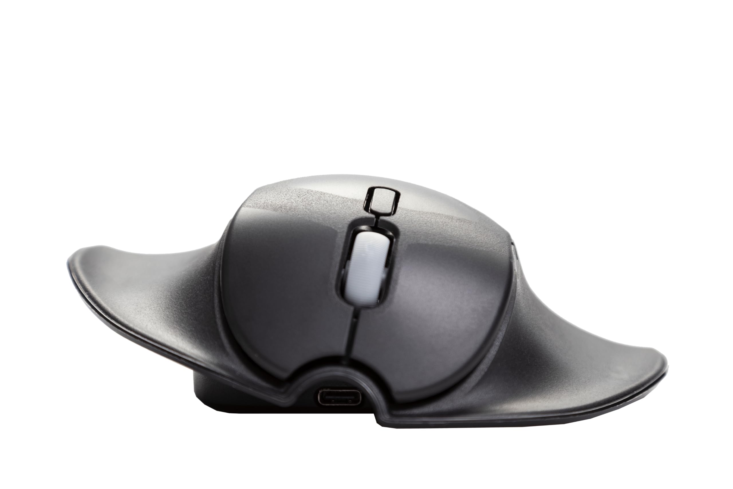 Ergonomic Ambidextrous Handshoe Mouse - Bluetooth & Wired Connectivity - Left/Right Hand Switchable - Medium Size for Comfortable Computing - Perfect for Office Work, Gaming, and Long-Term Computer Use