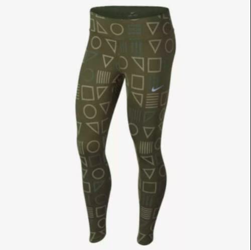Nike Women's Dri-FIT Epic Lux Power Flash Reflective Training Tight Pants - Green (XS) | High-Waisted Yoga Workout Leggings for Running, Gym & Fitness | Moisture-Wicking & Breathable Activewear