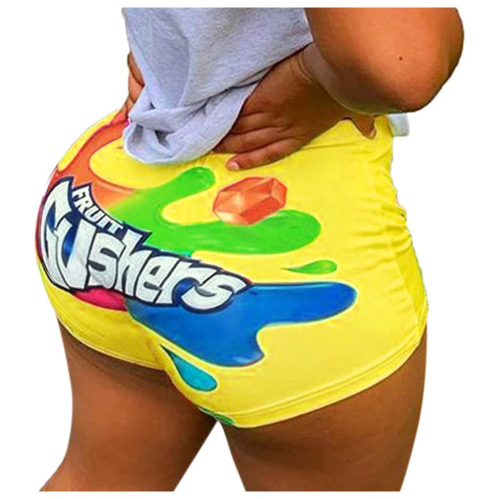 High Waisted Yoga Shorts for Women - Tummy Control & Butt Lifting for Gym, Running, Beach