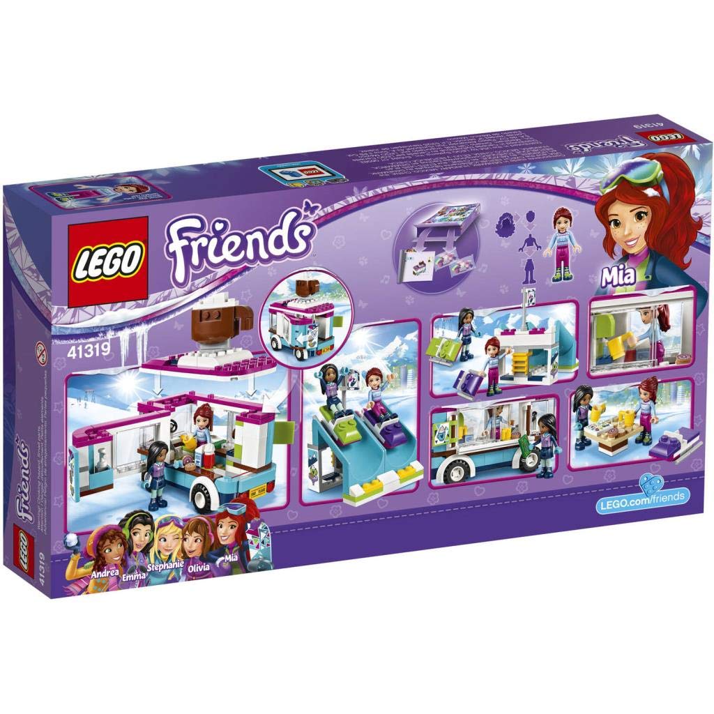 LEGO 41319 Friends Ski Resort Chocolate Truck Building Kit – Creative Toy for Kids, Perfect for Birthday Gifts & Winter-Themed Playtime