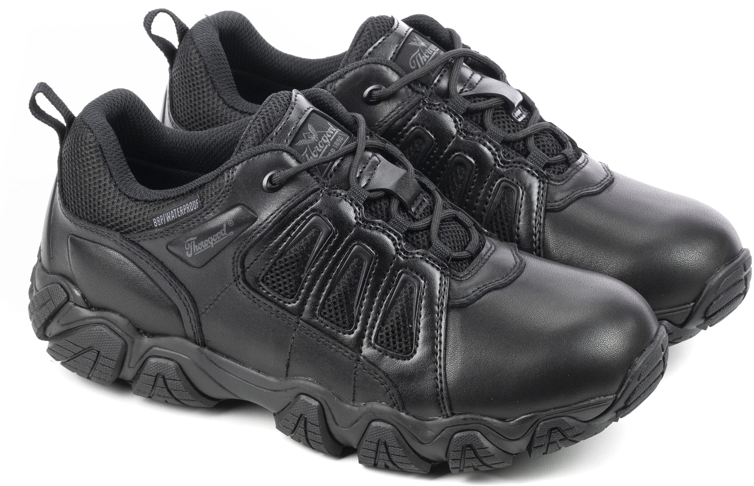 Thorogood Men's Crosstrex Waterproof Athletic Work Shoes - Lightweight Polishable Leather & Mesh, Comfort Insole, Slip-Resistant Outsole (ASTM Rated) | Ideal for Construction, Landscaping & Outdoor Work