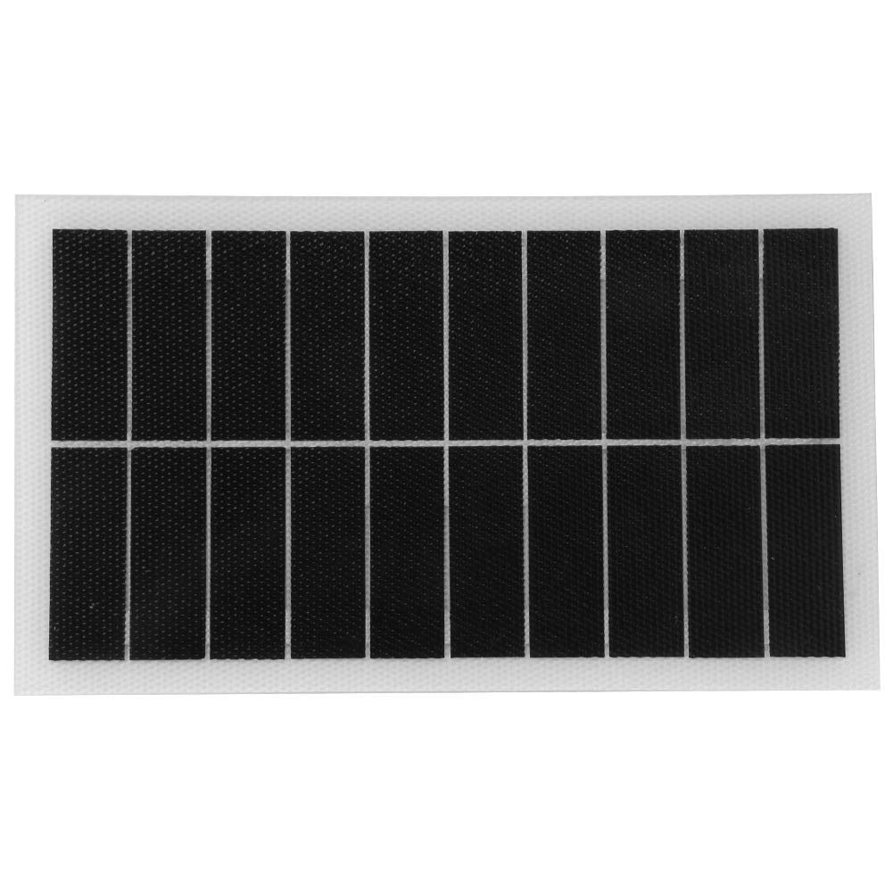 7W 10V Lightweight Solar Panel - Compact ETFE Solar Cell Module, Semi-Flexible Solar Power Panel for RV, Boat, Camping & Outdoor Power Supply