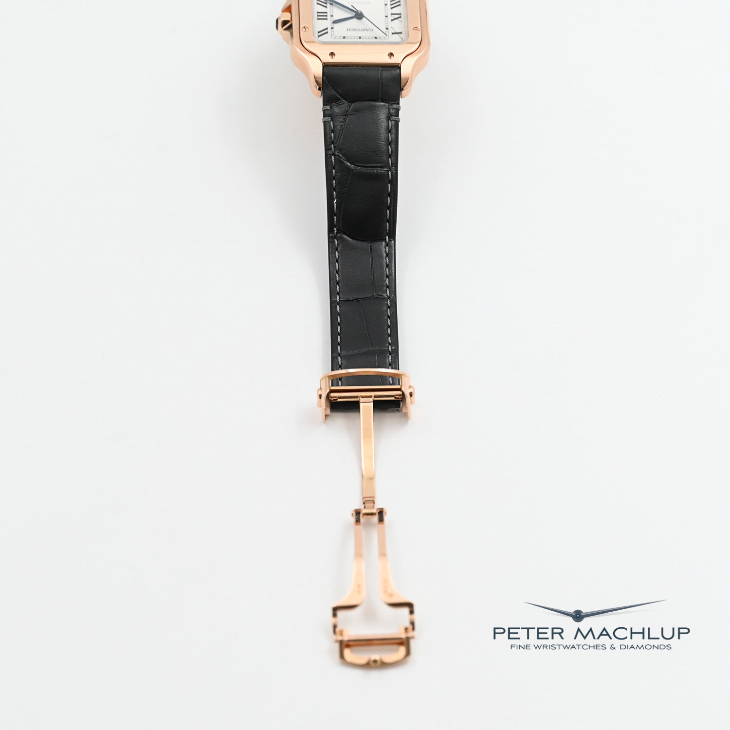 Cartier Santos MM Automatic Watch for Men - Luxury Stainless Steel Swiss Timepiece - Perfect for Business, Formal Events & Everyday Wear