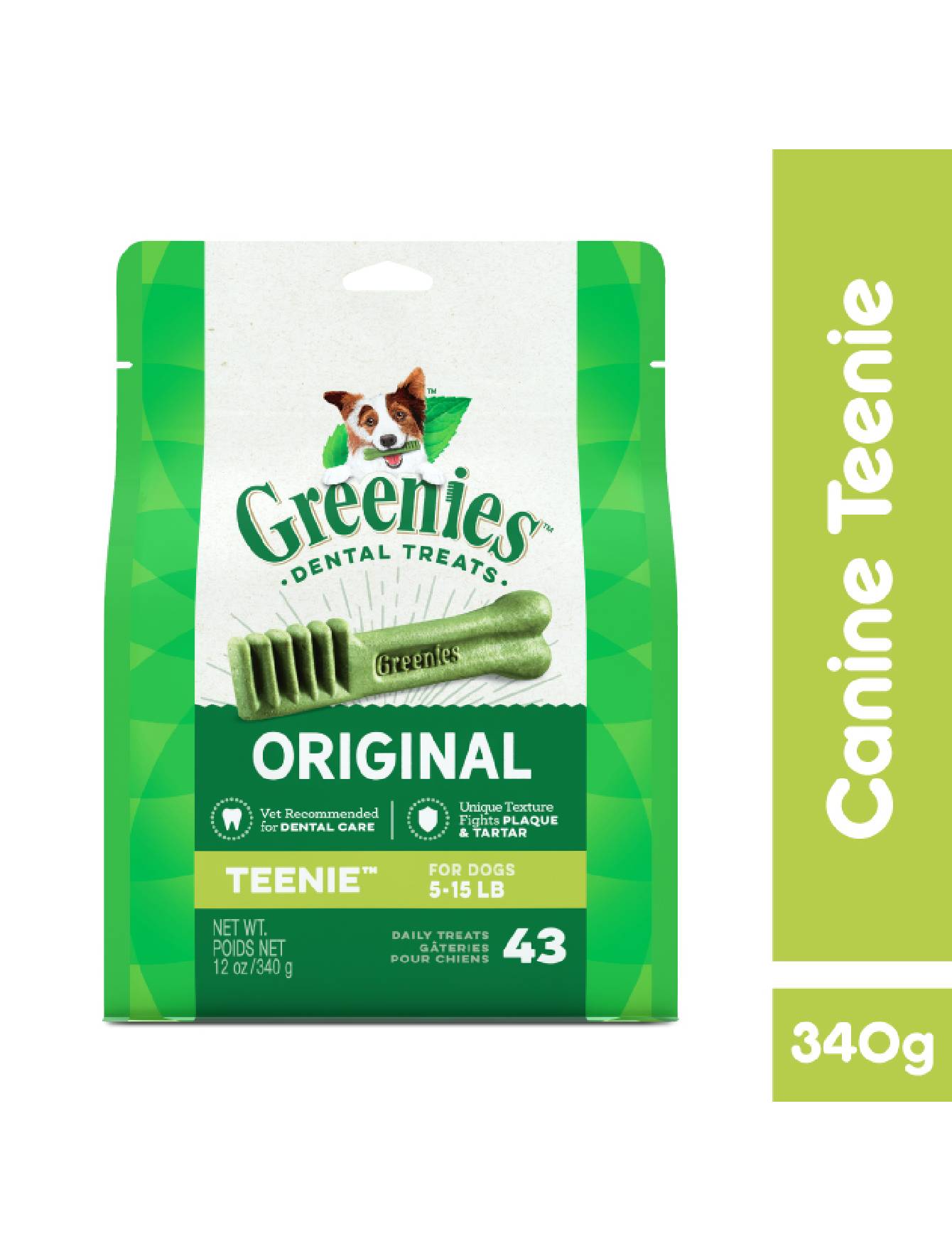 Greenies Teenie Dental Dog Treats for Small Dogs - Natural Teeth Cleaning Chews (2 Sizes) - Freshens Breath & Reduces Plaque for Puppies & Small Breeds - Perfect for Daily Oral Care & Training Rewards