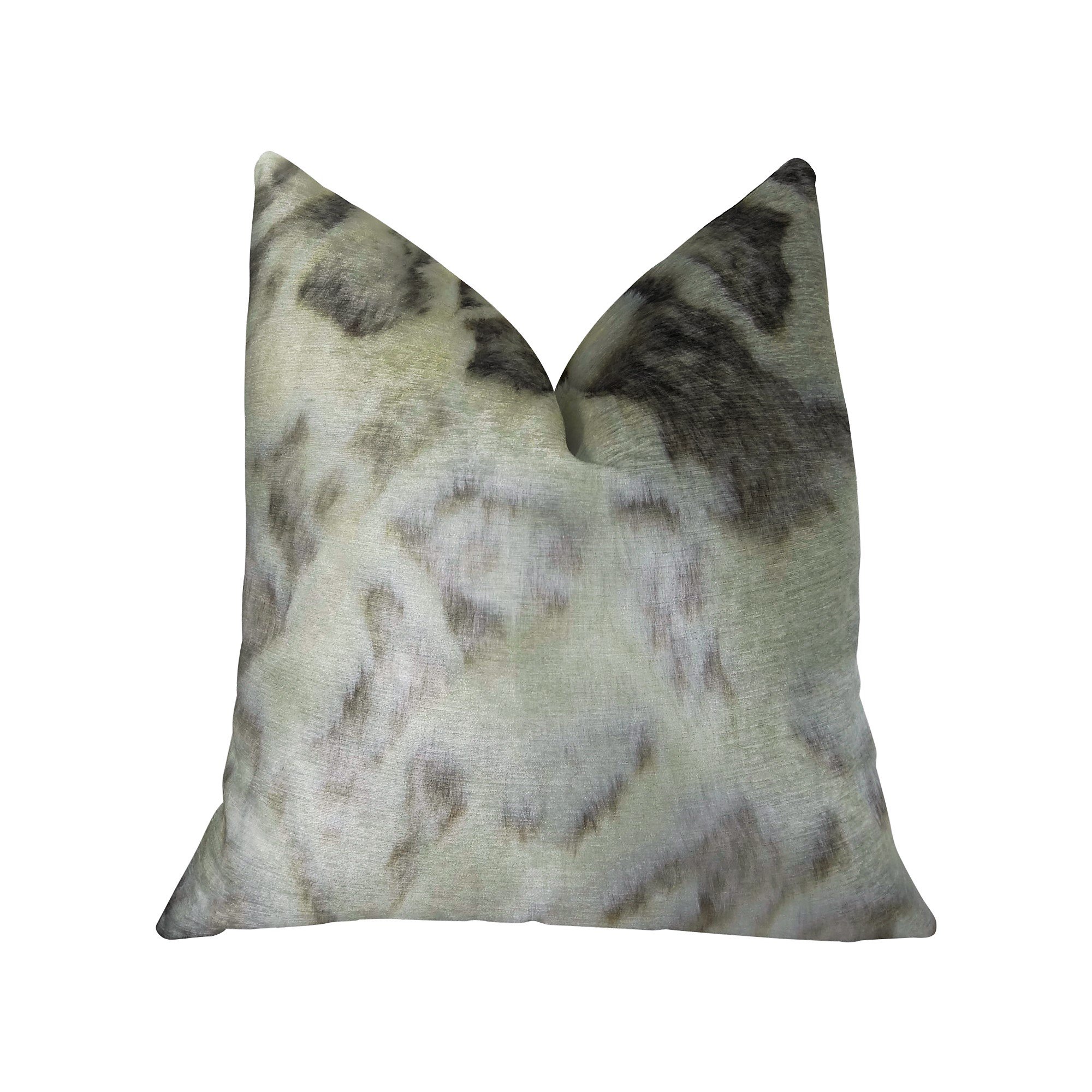 Luxury Ivory Rabbit Fur Handmade Throw Pillow - Soft Decorative Cushion for Sofa, Bed & Home Decor - Cozy Living Room & Bedroom Accent Pillow