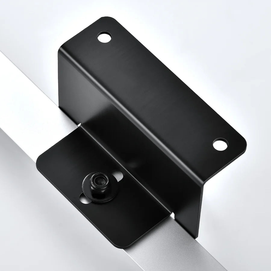 Premium Solar Panel Mounting Z Brackets with Stainless Steel Screws - Set of 4 for RV, Boat & Off-Grid Solar Installations - Heavy Duty Aluminum Solar Racking Hardware