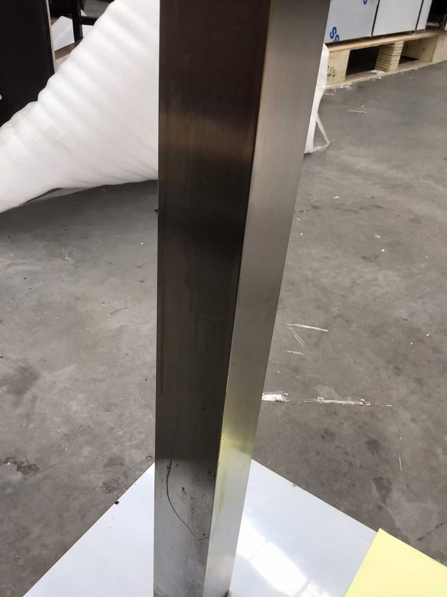 2NDs: Rectangle Stainless Steel Table Base 1000H 8003 - Heavy Duty Commercial Kitchen & Restaurant Furniture for Bar Counter, Dining Table, or Outdoor Patio