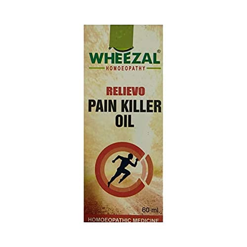 Wheezal Relievo Pain Relief Oil - Natural Muscle & Joint Pain Relief for Back, Neck & Arthritis - Fast-Acting Soothing Massage Oil for Athletes & Active Lifestyles