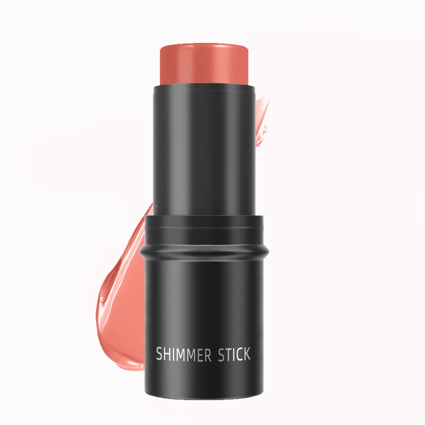 6-in-1 Multifunctional Makeup Stick Set - Lip, Cheek & Contour Blush, Shimmer Highlighter, Moisturizer for Mature Skin - Coral Glow for Day & Night Makeup | Perfect for Older Women & Anti-Aging Routine