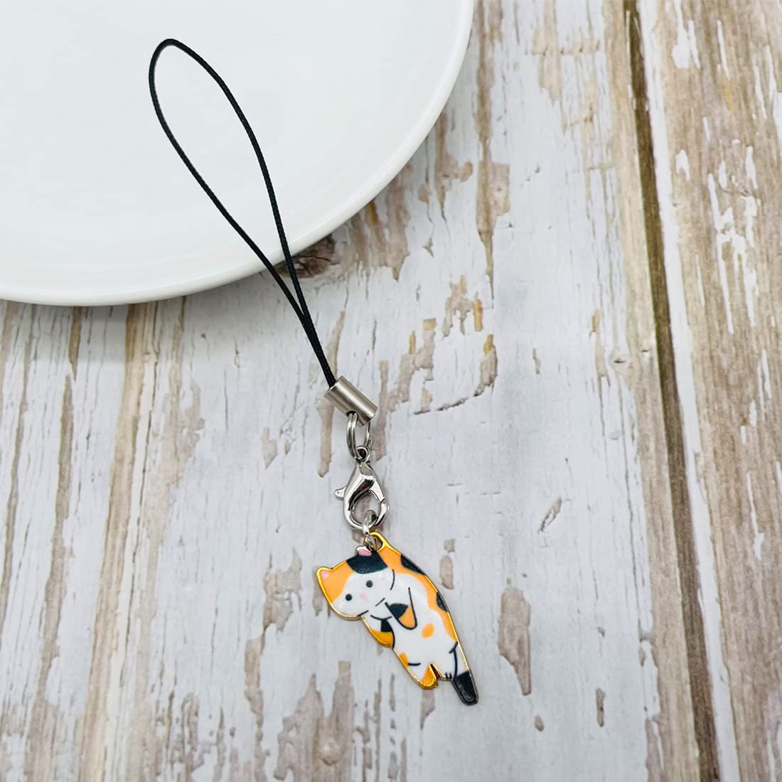 Cute Kawaii Phone Charm with Hanging Pendants - Aesthetic Cell Phone Accessory Decor for iPhone, Samsung & Android - Perfect for Girls, Teens & DIY Phone Customization