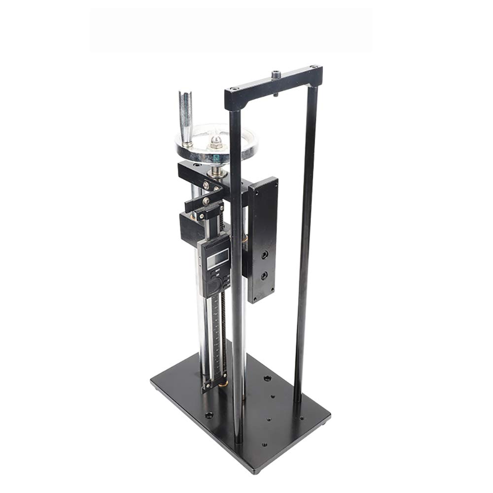 Digital Force Meter Test Stand - Vertical Spiral Push Pull Gauge with LCD Display for Tensile & Pressure Testing | Perfect for Material Strength Testing in Labs, Manufacturing & Quality Control
