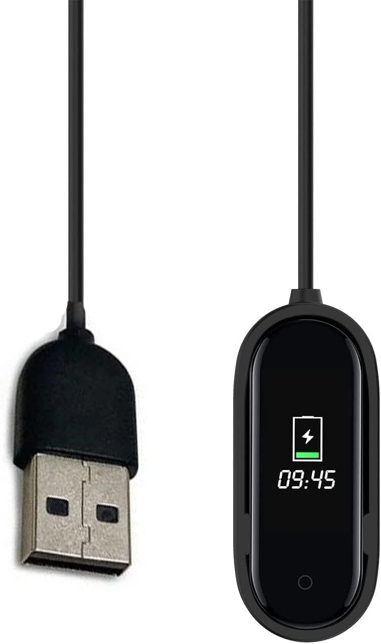 Original Title: USB Charging Cable Charger Fitness Sport Tracker for Xiaomi Mi Band 4 Black   Optimized Title: **Original USB Charging Cable for Xiaomi Mi Band 4 - Fast Charging, Durable & Compatible - Perfect for Fitness, Running & Sleep Tracking (Black)**    (Note: The optimized title improves SEO by including keywords like 
