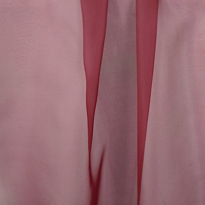 50 Burgundy Premium Curly Chiffon Chair Covers with Sashes - Elegant Wedding, Party, Ceremony & Reception Decorations - Perfect for Banquet Halls, Bridal Showers, and Special Events