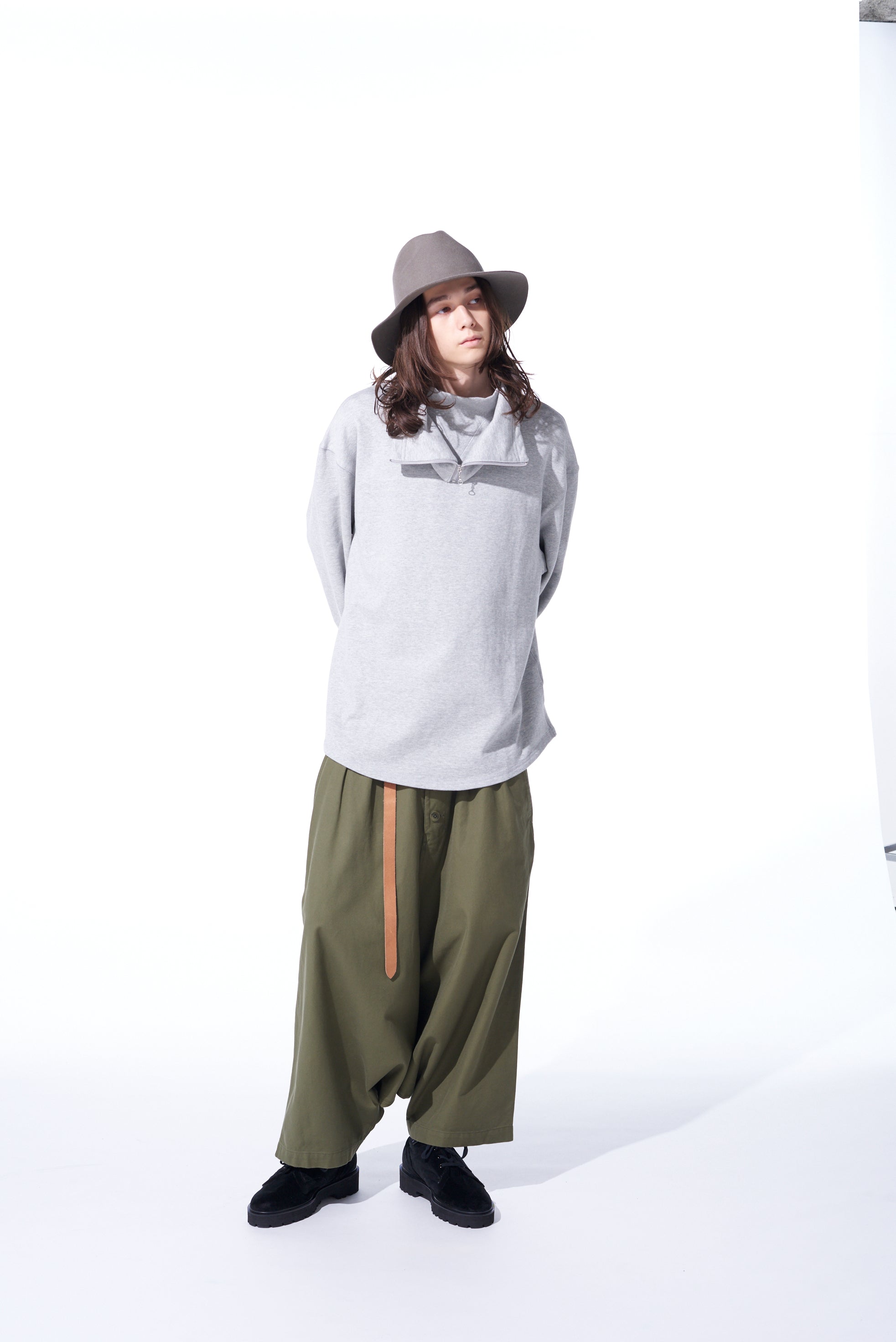 Soft Cotton Fleece High Neck Zip-Up Sweatshirt for Women - Cozy Winter Pullover for Casual Wear & Outdoor Activities