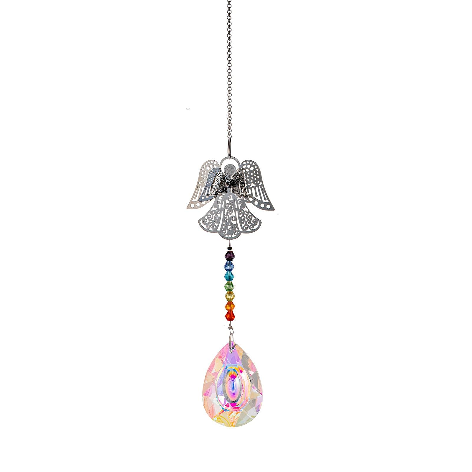 Crystal Guardian Angel Beads - Elegant Car Charms & Home Decor for Protection | Perfect for Car Dashboard, Windshield, Porch, and Gift Giving