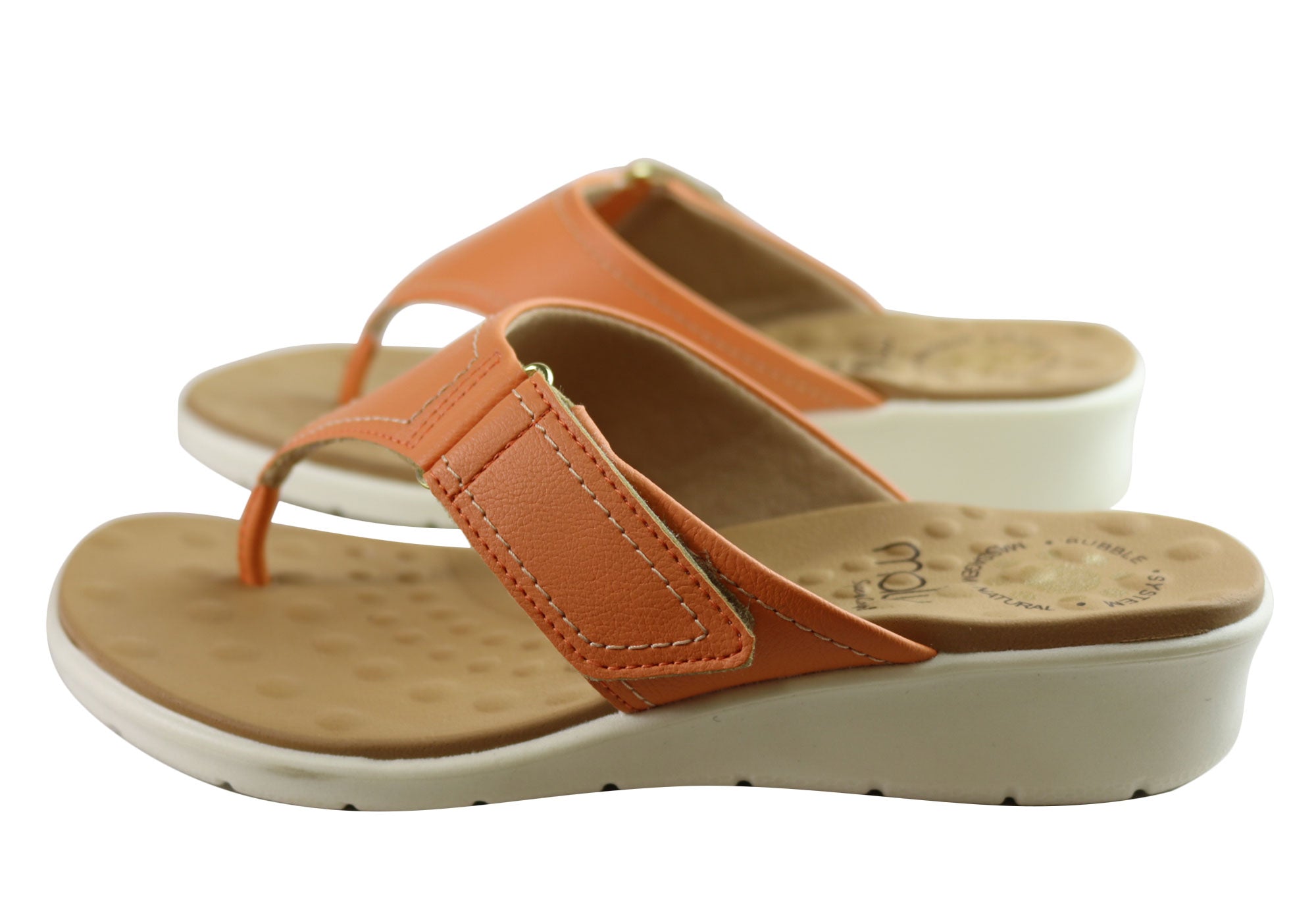 Malu Supercomfort Bronwyn Women's Comfort Thongs Sandals - Made in Brazil - Perfect for Beach, Pool & Summer Casual Wear