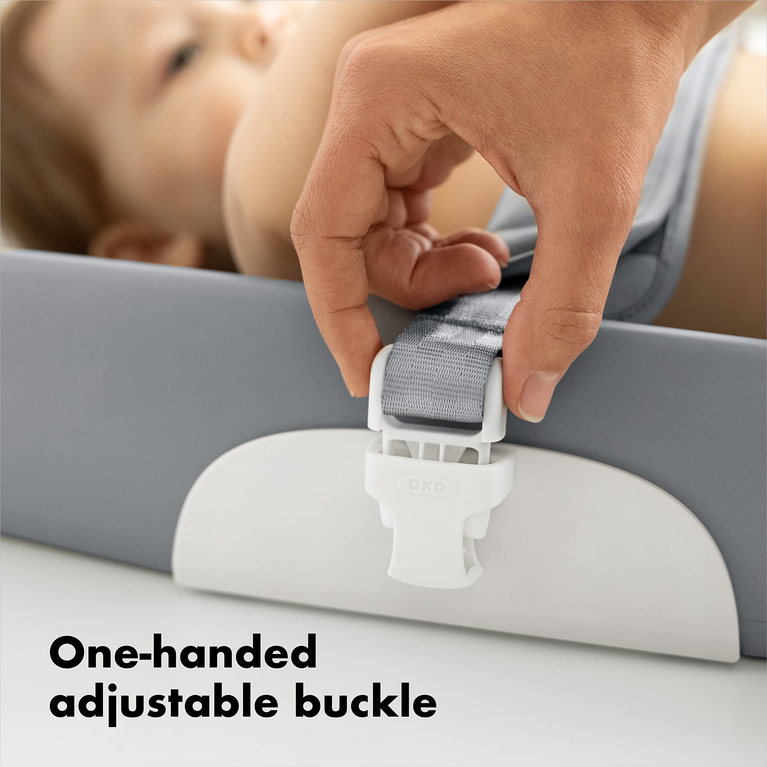 OXO Tot Baby Changing Pad - Waterproof & Portable Diaper Changing Mat for Nursery, Travel & On-the-Go Use