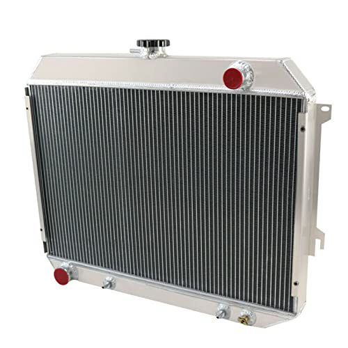 4 Row Aluminum Radiator for 1968-1974 Dodge Challenger, Charger, Coronet V8 - High-Performance Cooling Upgrade for Classic Muscle Cars & Hot Rods