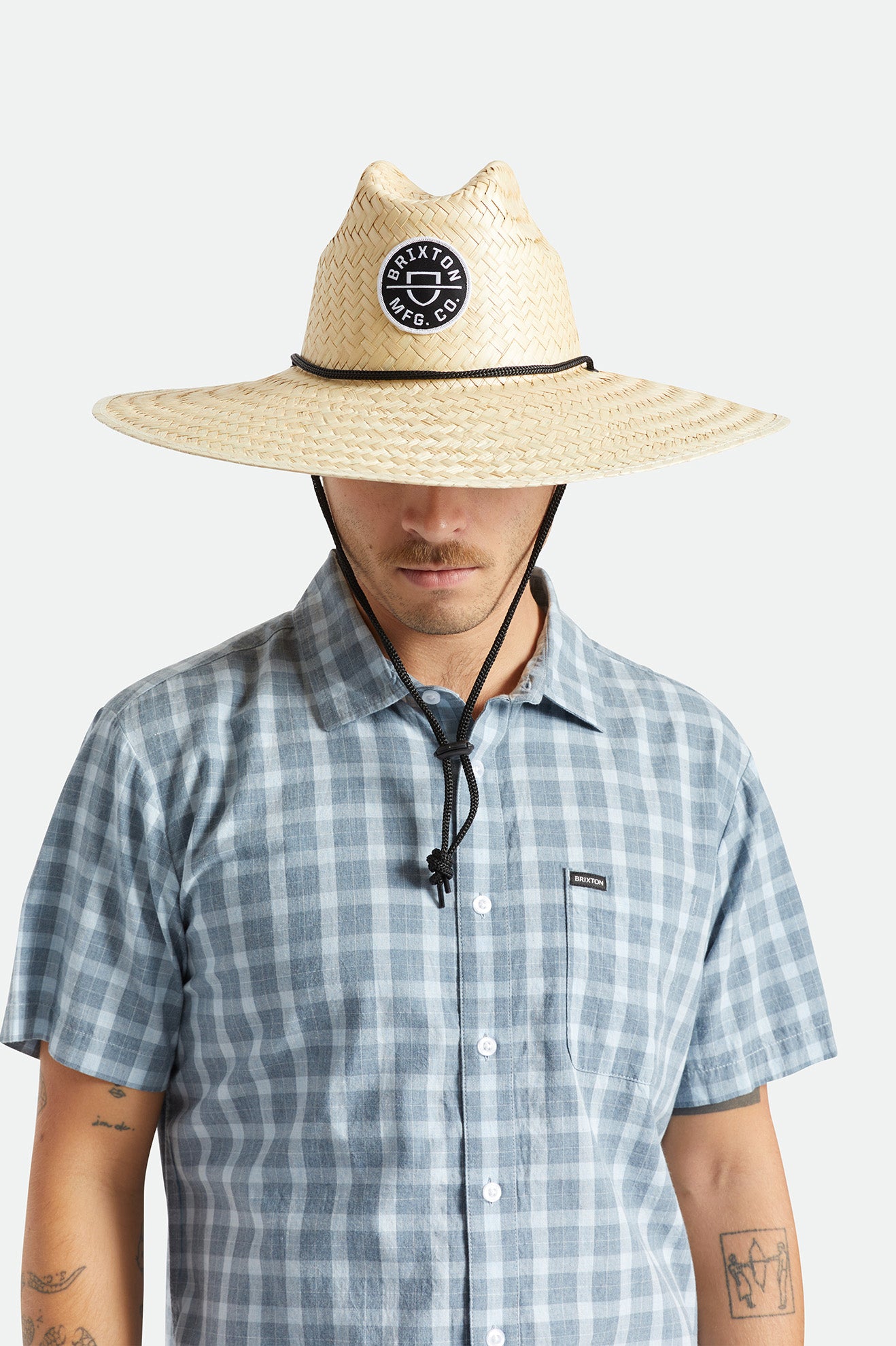 Crest Sun Hat for Women - UPF 50+ Wide Brim Straw Hat for Beach, Gardening & Outdoor Activities - Natural Color