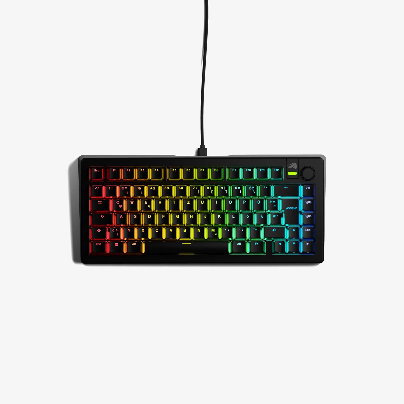 GMMK 3 Prebuilt Mechanical Gaming Keyboard - 96% Compact Layout, Hot-Swappable Switches, RGB Backlit - Perfect for PC Gaming, Office Work & Typing Enthusiasts