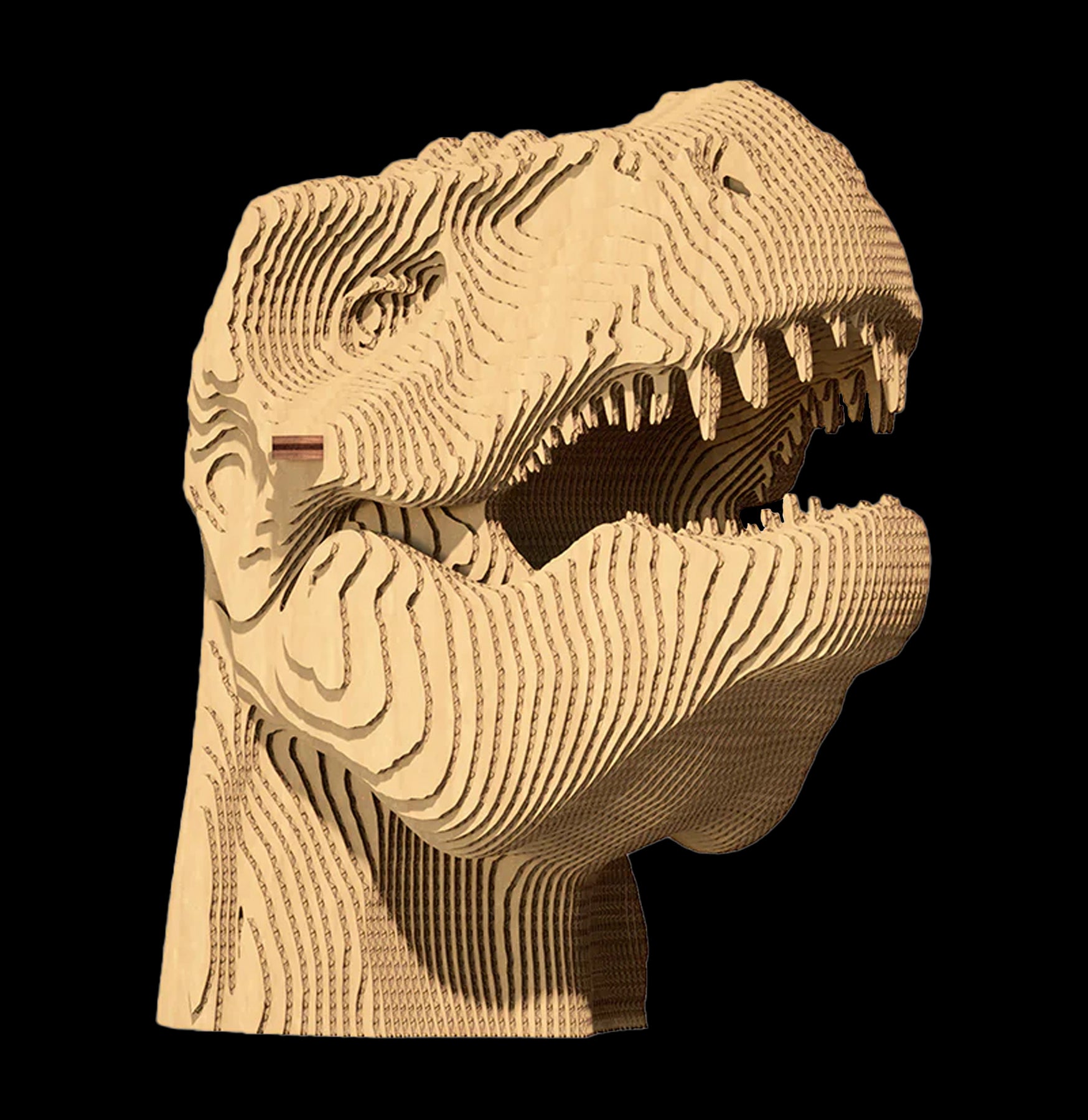 3D T-Rex Dinosaur Puzzle - 500 Piece Jigsaw Puzzle for Adults & Kids - Educational STEM Toy for Home, School & Office Decor