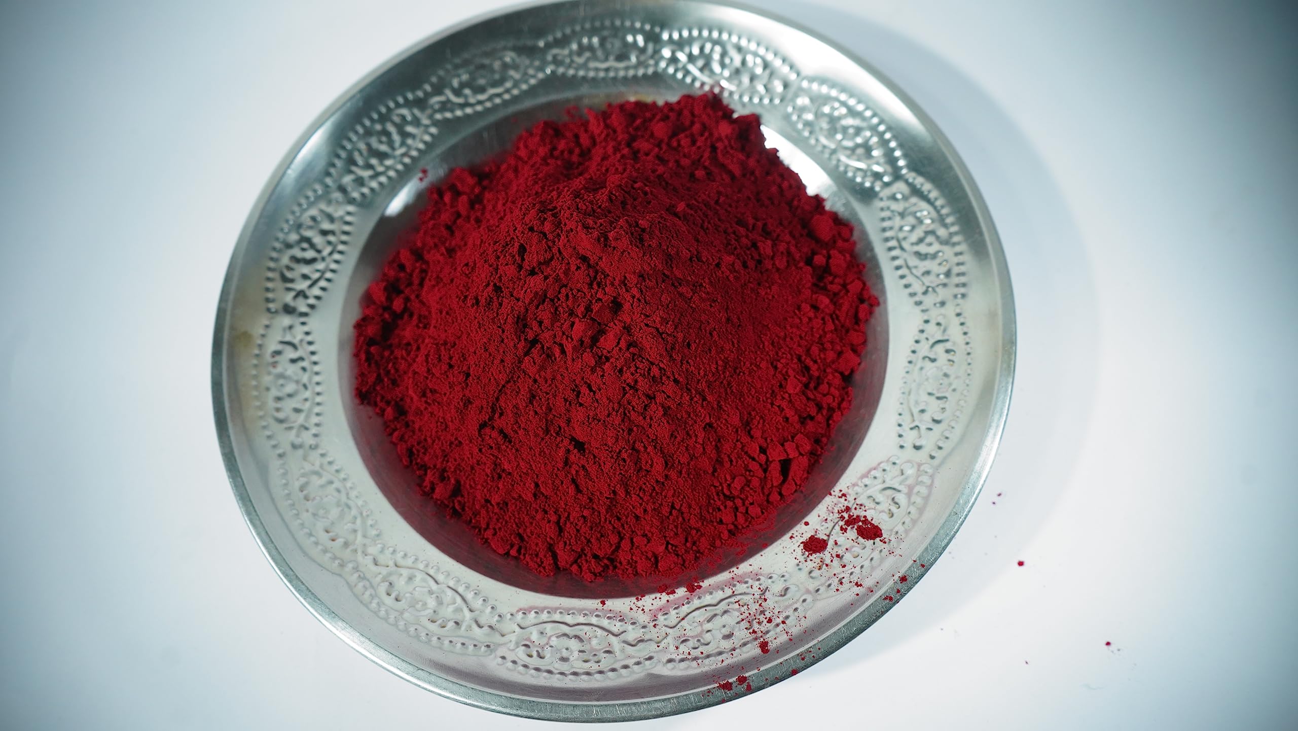 Premium Ikka Pure Maroon Sindoor Kumkum Powder - 100g for Hindu Puja, Religious Ceremonies & Traditional Indian Rituals | Tilak, Suhaag & Women's Spiritual Practices | Perfect for Daily Worship, Festivals & Temple Offerings