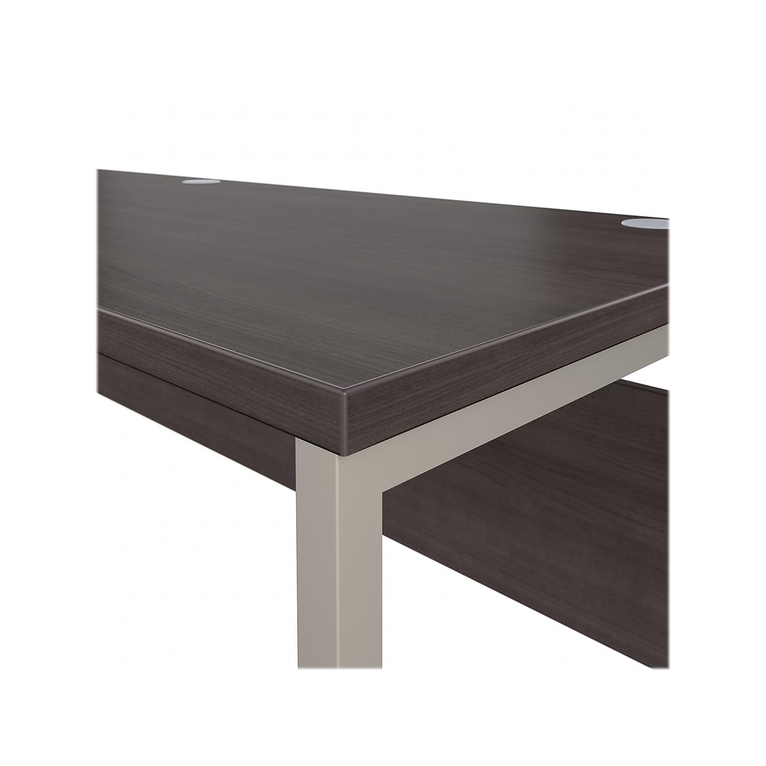 Bush Business Furniture Office Table - Open Metal Leg Design with Privacy Panel | Large Hybrid Computer Desk for Home Office (72