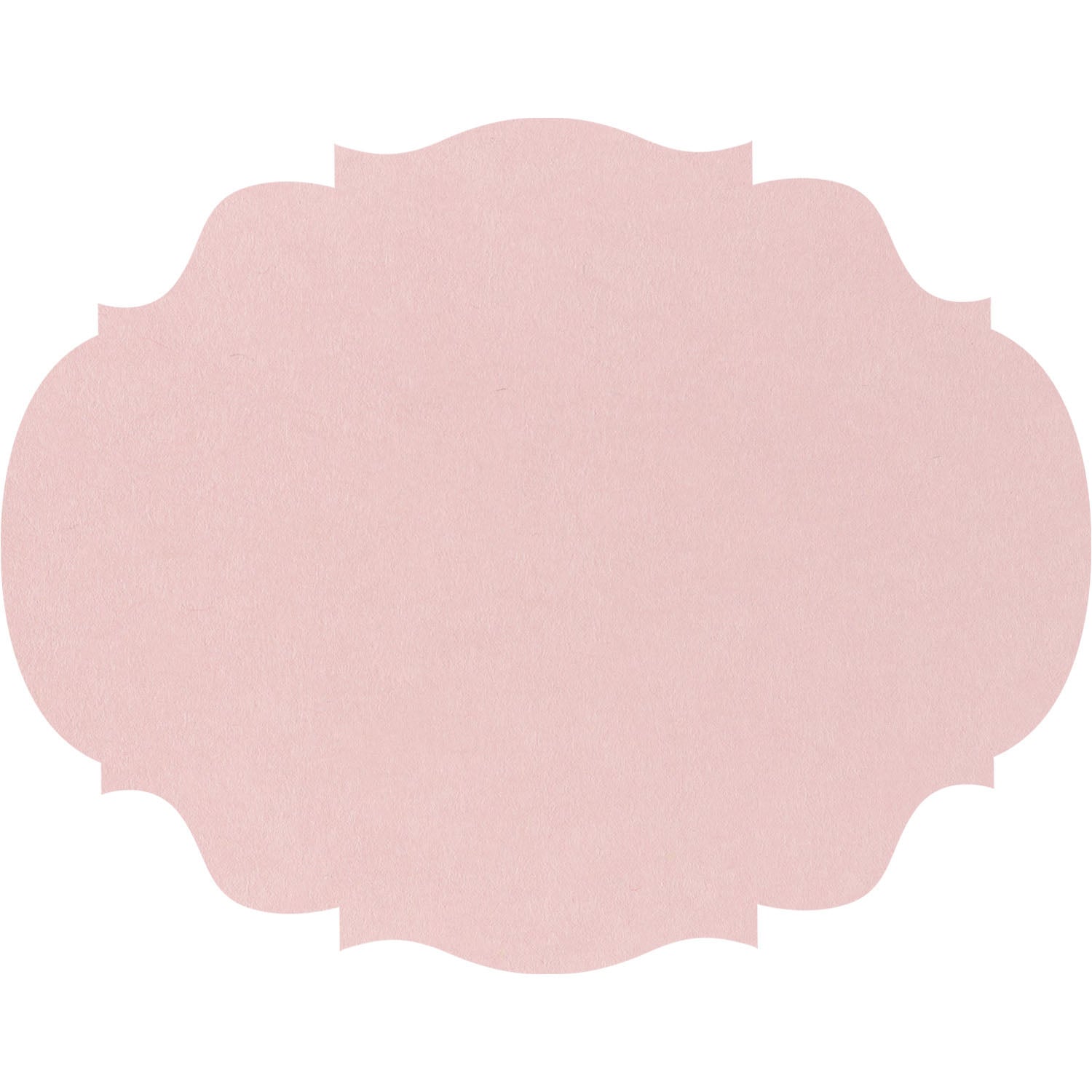 Elegant Pink French Frame Die-Cut Placemat for Dining Table - Perfect for Home Decor, Parties, and Special Occasions
