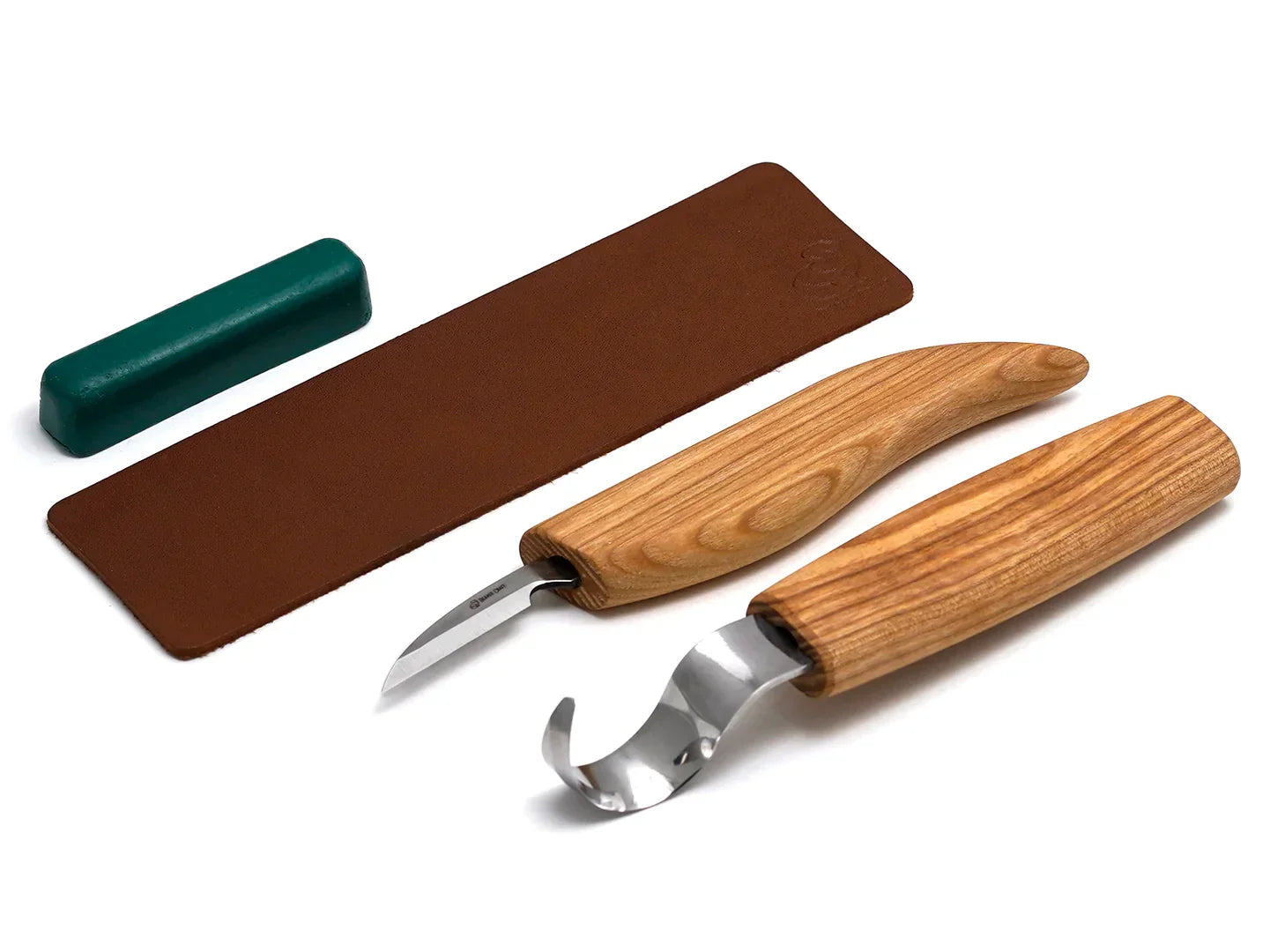 BeaverCraft S02 Right-Handed Wood Carving Spoon Kit with Detail Knife - Perfect for Whittling, DIY Crafts & Bushcraft Projects