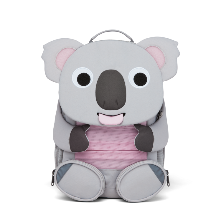 Affenzahn Large Friend Koala Backpack - Cute & Durable Kids School Bag for Boys & Girls - Perfect for Preschool, Daycare & Outdoor Adventures