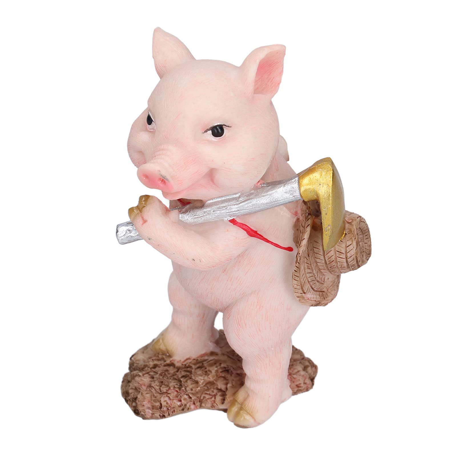 Realistic Animal Figurines - Handcrafted Pig Statues for Garden Decor, Farmhouse Home Gifts | Perfect for Outdoor Landscaping, Patio Ornaments & Farmhouse Décor
