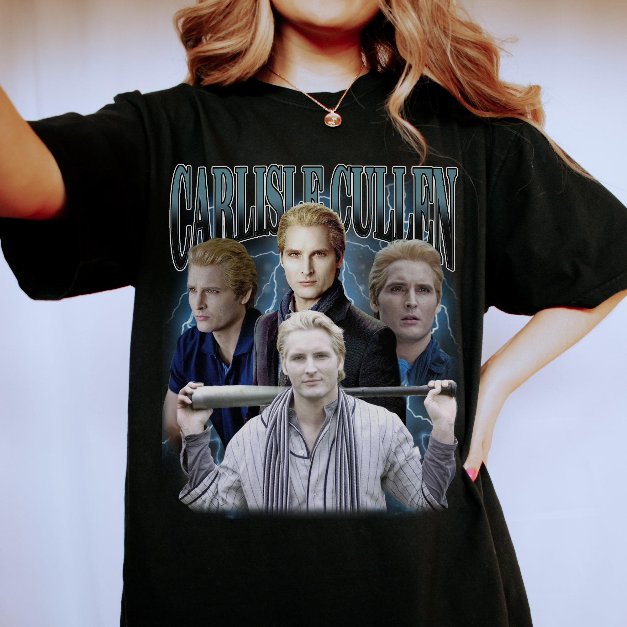 Carlisle Cullen 90s Vintage T-Shirt - Twilight Movie Inspired Fashion for Men & Women - Perfect for Cosplay, Halloween & Retro Outfits