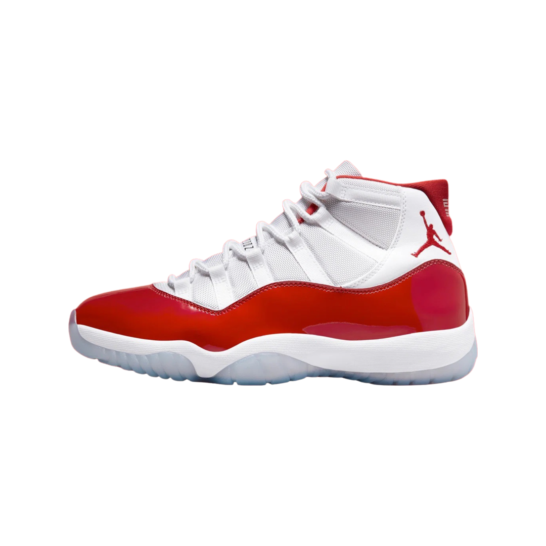 Air Jordan 11 Retro 'Cherry' White Varsity Red Black Basketball Shoes - Perfect for Court Performance & Streetwear Fashion