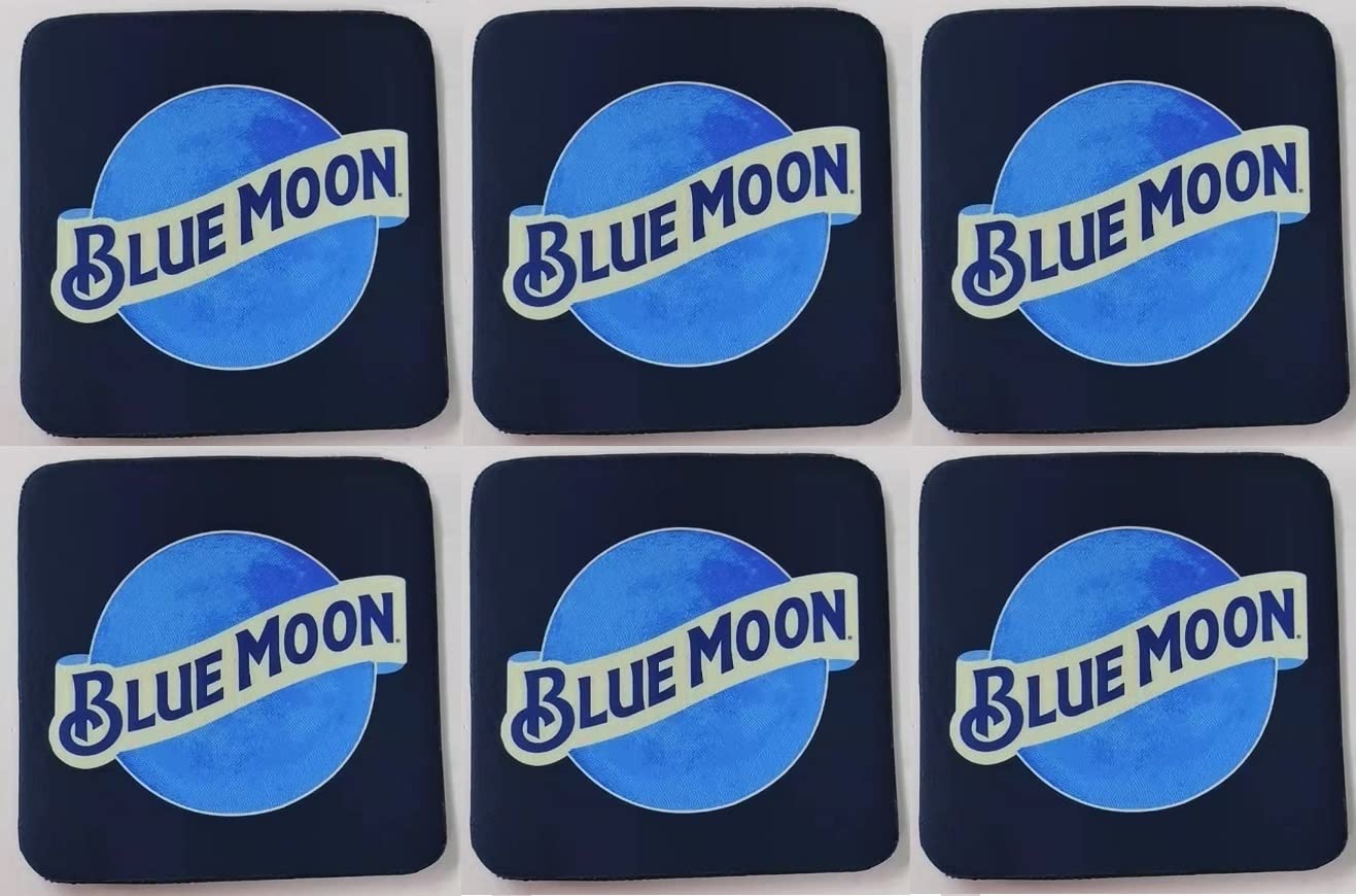Premium Belgian Beer Bar Pub Coasters Set - Absorbent Cork Backing for Drink Protection - Perfect for Home Bars, Pubs, and Breweries (Set of 6) - Ideal for Beer Lovers and Entertaining Guests