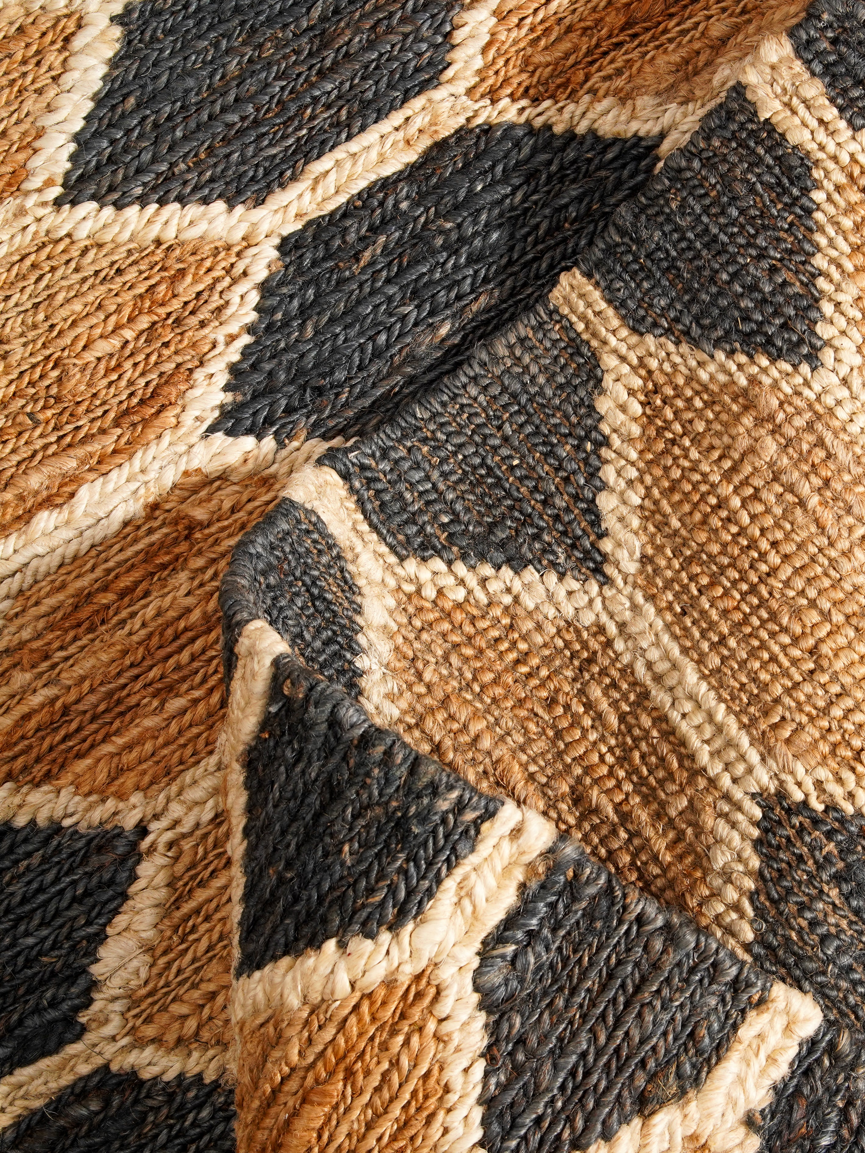 Handmade Hexagon Hand Knotted Wool Rug - Boho Chic Home Decor for Living Room, Bedroom & Nursery - Soft & Durable Non-Slip Area Rug