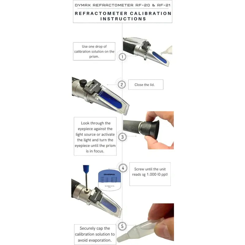 Dymax Digital Refractometer for Home Brewing, Wine Making & Aquariums - High Precision Brix & Salinity Tester | Perfect for Beer, Wine, Honey & Seawater Measurement