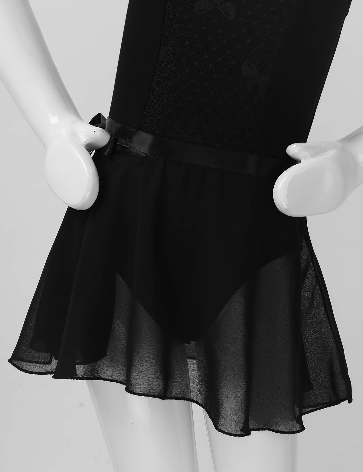 ACSUSS Girls Ballet Dance Outfit - V-Neck Tank Leotard with Tutu Skirt for Ballet, Gymnastics & Performance Costume | Perfect for Recitals, Dance Classes & Competition Wear