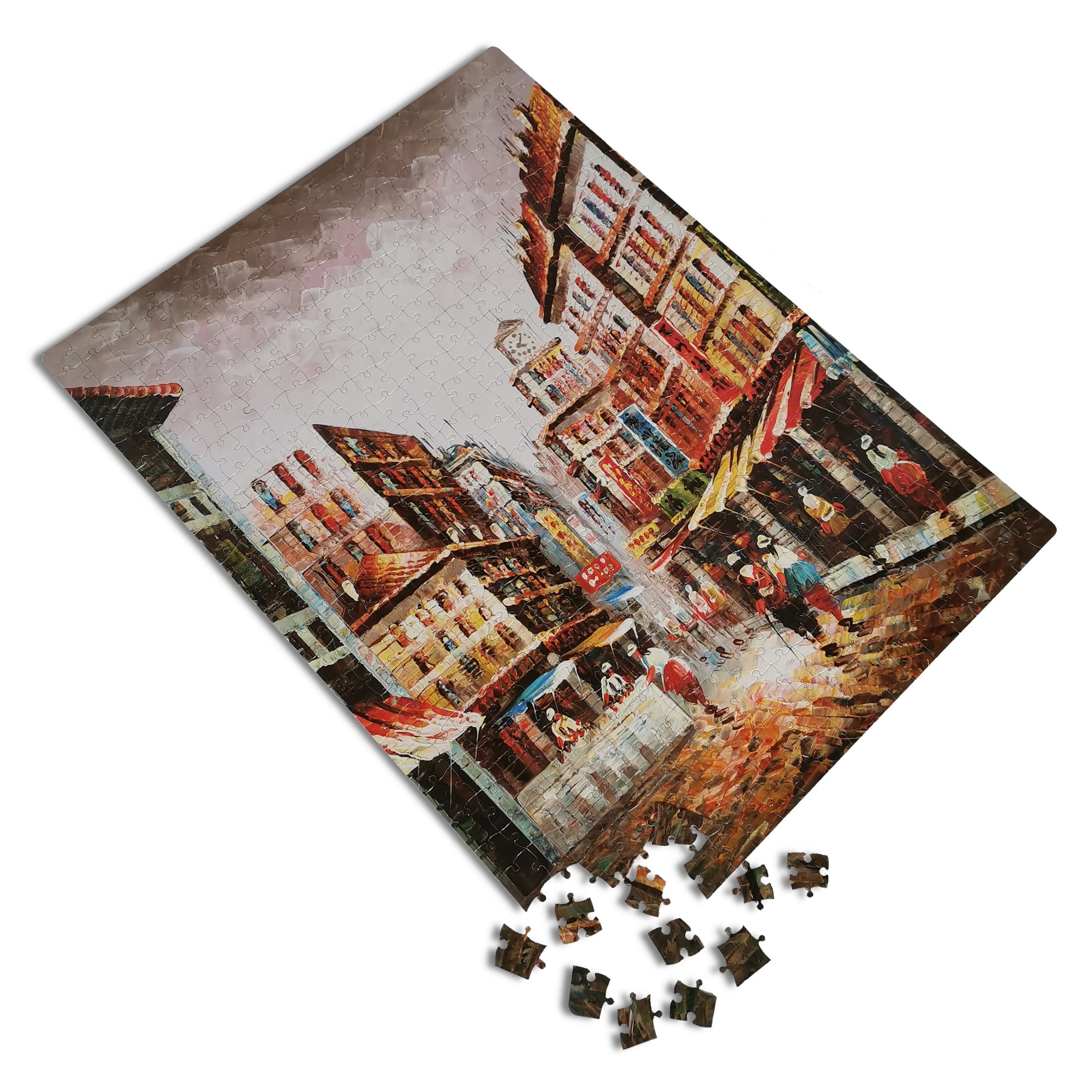 500-Piece Hong Kong Skyline Jigsaw Puzzle for Adults - Scenic Cityscape Art Puzzle for Home Decor & Relaxation