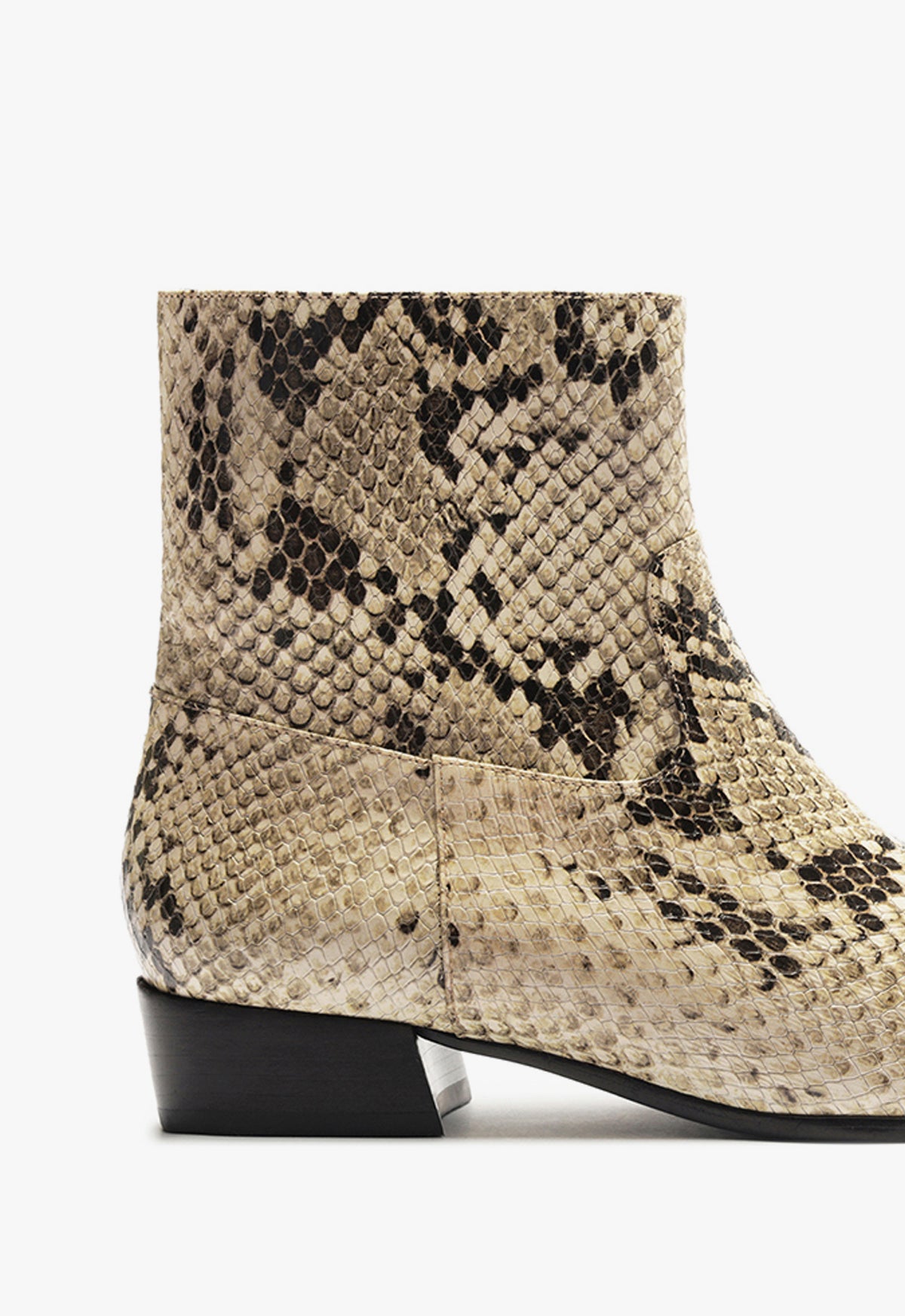 Helena Leather Bootie F24 - Low Heel Height Women's Ankle Boots (S2204400010006) - Perfect for Casual Outfits, Office Wear & Fall Fashion
