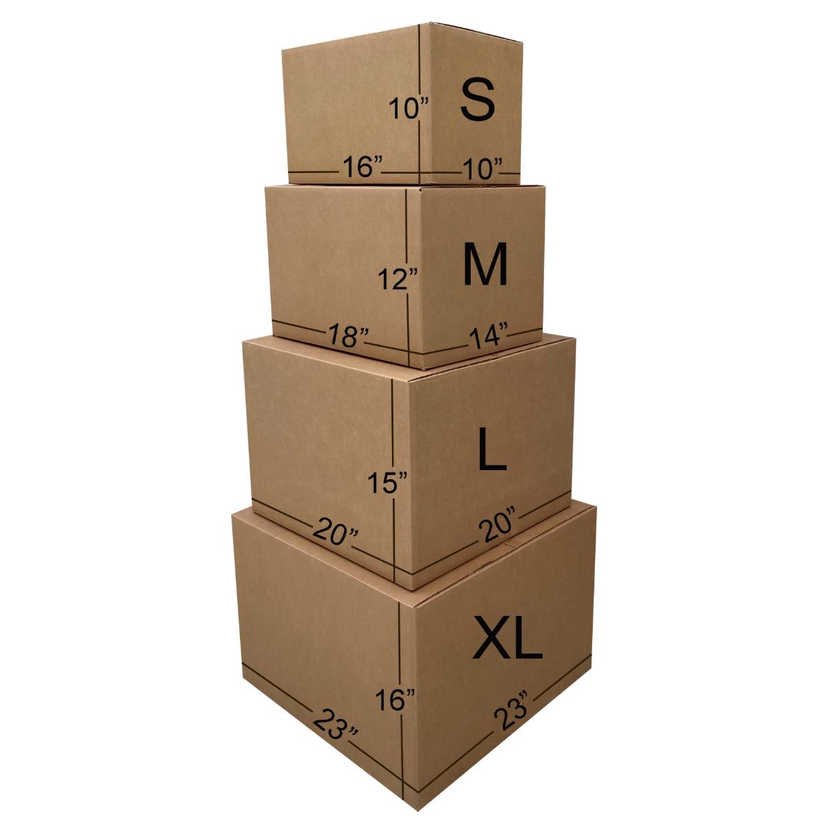 6 Room Economy Moving Kit - 82 Pack Moving Boxes with Essential Supplies for Home & Office Relocation | Perfect for Packing, Storage & Moving Day