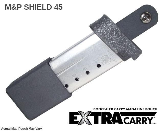 Smith & Wesson M&P Shield 45 ACP 7 Round Magazine Pouch - Tactical Concealed Carry Holster Accessory for Firearm Enthusiasts & Range Practice
