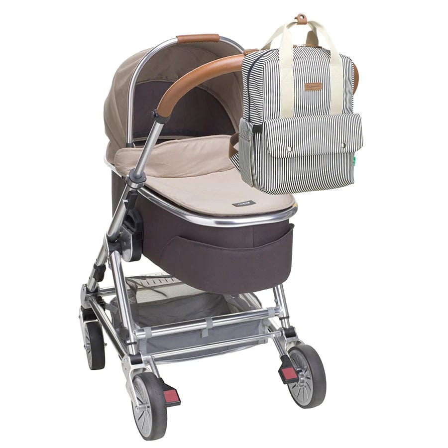 Babymel Georgi Eco-Friendly Vegan Leather Diaper Backpack - Stylish & Spacious Baby Bag for Moms, Perfect for Travel, Daycare & On-The-Go Parenting
